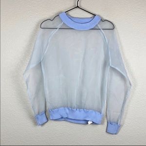 Sheer Topshop sweater